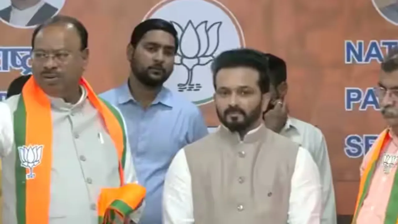 Kedar Jadhav joins BJP